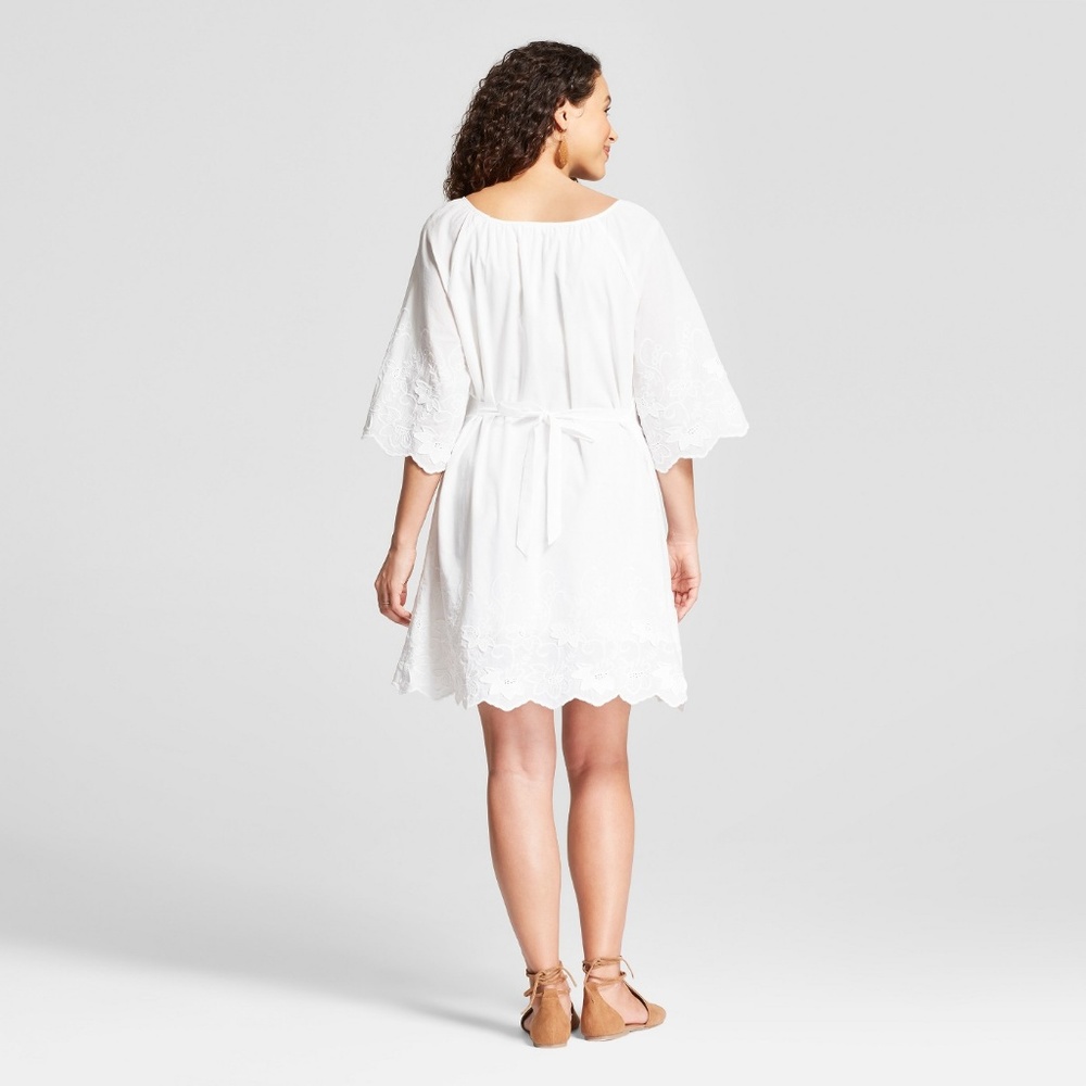 Maternity Embroidered Swing Dress #52-19 - Picture 2 of 2